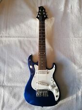 E-Gitarre für Kinder, Mitternachtsblau, Doppel-Cutaway