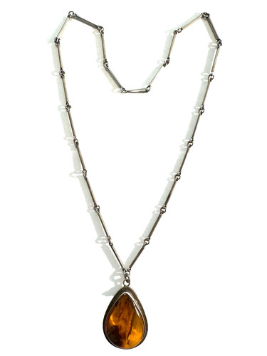 Bernstein amulett kette 925 - kette,