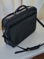 Montblanc Labtop Tasche Platinum Lammnappa Leder Schwarz