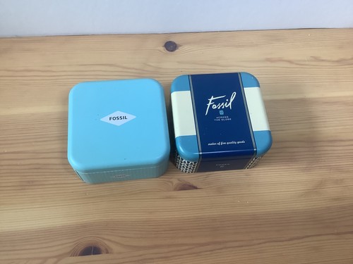 Fossil dose blau uhrendose - fossil,