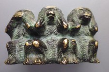 schöne massive Bronze Figur