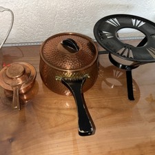 Vintage Kupfer Edelstahl