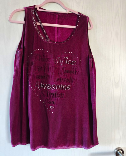 Tredy damen top lila - damen, gr.