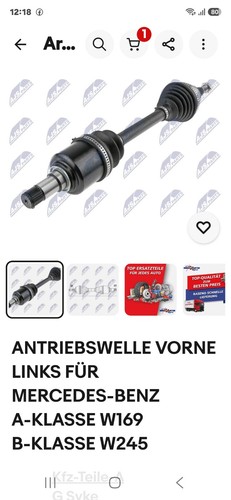 Antriebswelle vorne links für - vorne,