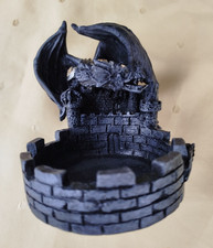 MystiCalls Gothic Drachen-Figur Teelichthalter Höhe ca. 10 cm