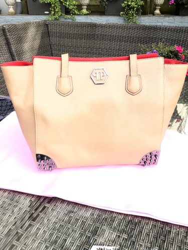 Philipp plein tasche beige - beige, rot