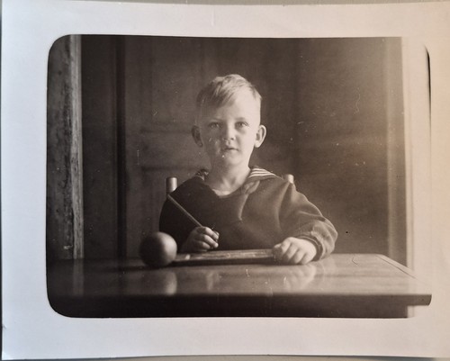 Altes vintage foto kleiner - altes,