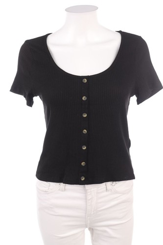 Kurzarm shirt m schwarz - m,