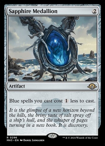 Sapphire medallion modern - sapphire,