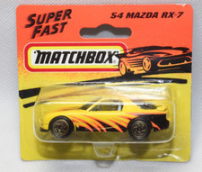 my1119, Matchbox 1994 Motorcity MC-410 54 Mazda RX-7 yellow gelb Blister ist ZU!
