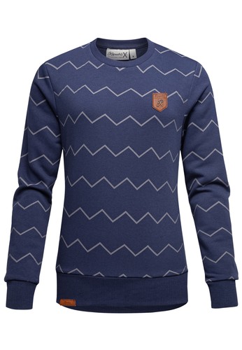 Damen print kapuzenpullover - print,