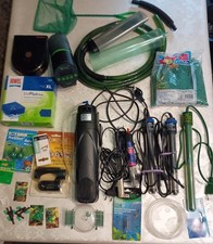 Umfangreiches Aquarium Zubehör-Technik & Kleinteile,Kies