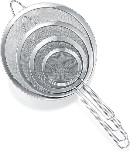 Edelstahlsieb set tlg - set, für