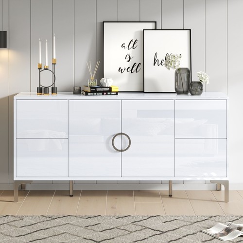 Hochglanz sideboard kommode - sideboard,