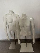 Proffisionelle Büsten Damen in Weiß Hochglanz Sehr Stabil