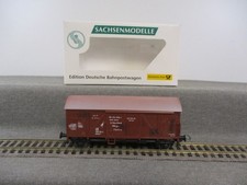 Sachsenmodelle H0 15918 Güterwagen Postwagen der DB gedeckt in OVP