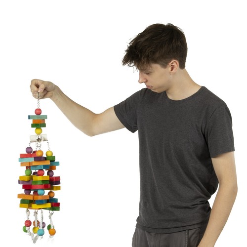 Holzspielzeug papageien - holzspielzeug,