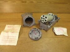 Wand-, Aufbau-Steckdose 63A-6h/380V 5-polig IP68 Aluguss Neu Nos DDR Kraftstrom