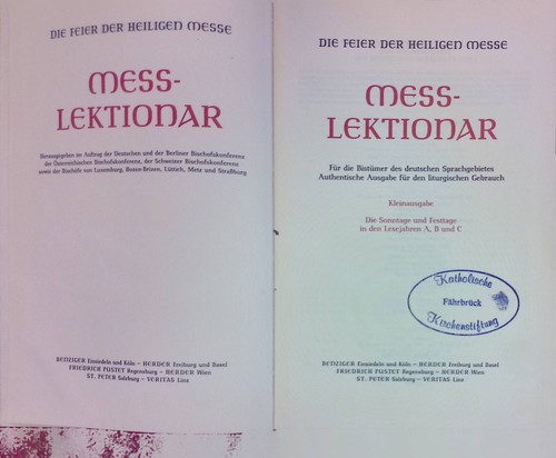 Die feier der - messe,