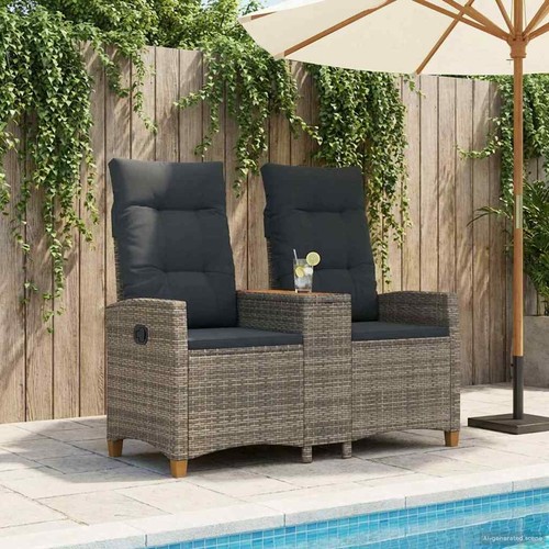 Liegebank mit tisch gartenbank - liegebank,
