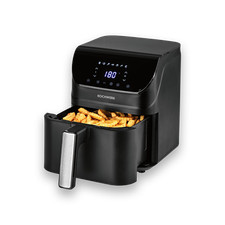 Rachs KOCHWERK Heißluftfritteuse Heißluft Fritteuse Airfryer Grill 4L schwarz