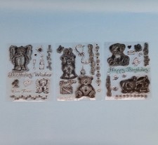 Clear RUBBER STAMPS Cardmaking