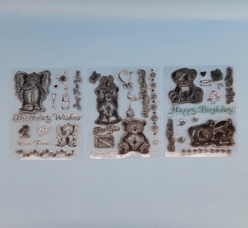 Clear rubber stamps cardmaking - clear,