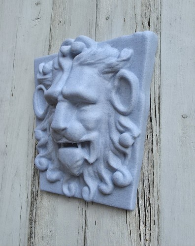 Löwenkopf könig 25x18cm - löwenkopf,