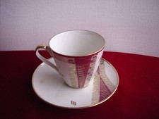 Espressotassen rot golden - rot,