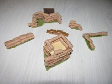 Minitanks  Militär Stellung Sandsackverbau