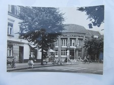 DDR Ansichtskarte Falkensee Kreuzung Poststraße mit Bank 1966