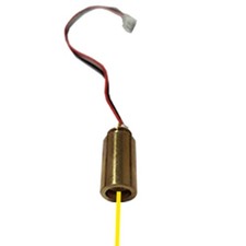 Mini Größe 571nm 10mw Gelbes Lichtpunktlasermodul 12 * 21mm