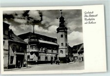 10254492 - 4272 Gerbstedt Marktplatz mit Rathaus Rueckseite mit Abschuerfungen