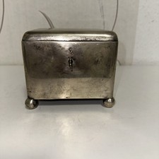 ZUCKERDOSE SILBER UM 1850 Verschließbar