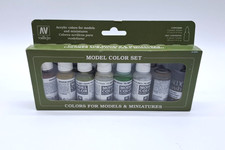 Model Color Vallejo 70137 Building Set 8x 17ml Airbrush Farbe in OVP