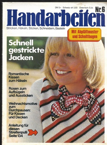 Strickheft handarbeiten 6 - strickheft,