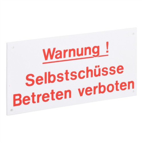 Warnschild vorsicht - warnschild,