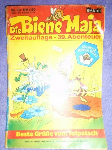 Die biene maja - biene, zweitauflage