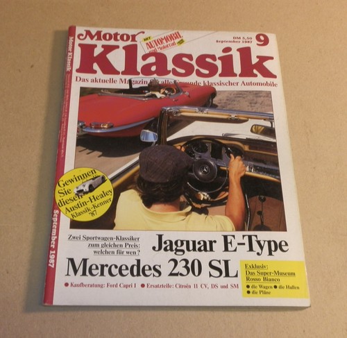 Motor klassik 1987 jaguar - motor, 9/1987,