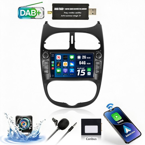 Dab für peugeot 206 206cc - dab+,
