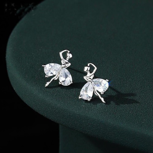 Ballerina ohrstecker mit - ballerina,