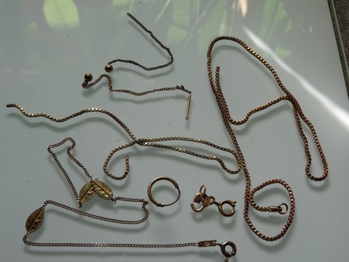 Gold 333 schmuck teilweise - 333,