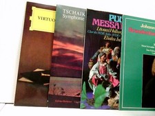 4 Platten / Adolf Scherbaum, Hamburger Barock-Ensemble  Virtuose Trompetenkonze