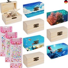 UMILKI 8 Pcs Mini Schatztruhe