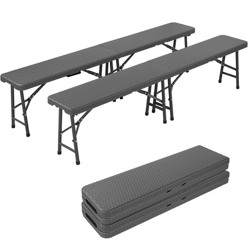 Gartenbank campingbank bank - 2x,