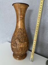 Vase Holz ? Plastik? Pferde Nachlass Sammeln Alt trödel