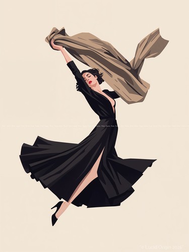 Poster illustration mode - a4,