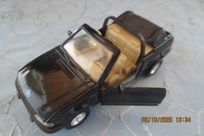 Modellauto Welly Ford Escort XR3i Cabrio Cabriolet schwarz 11,5 cm 1:36 sehr gut