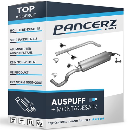 Auspuff für golf - für, new