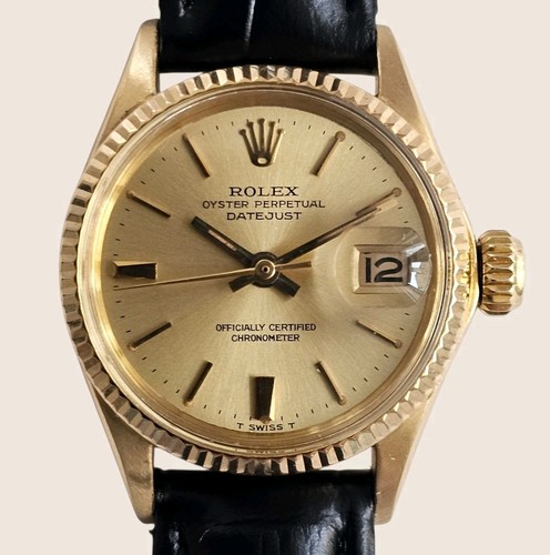 Rolex datejust 6527 18k - datejust,